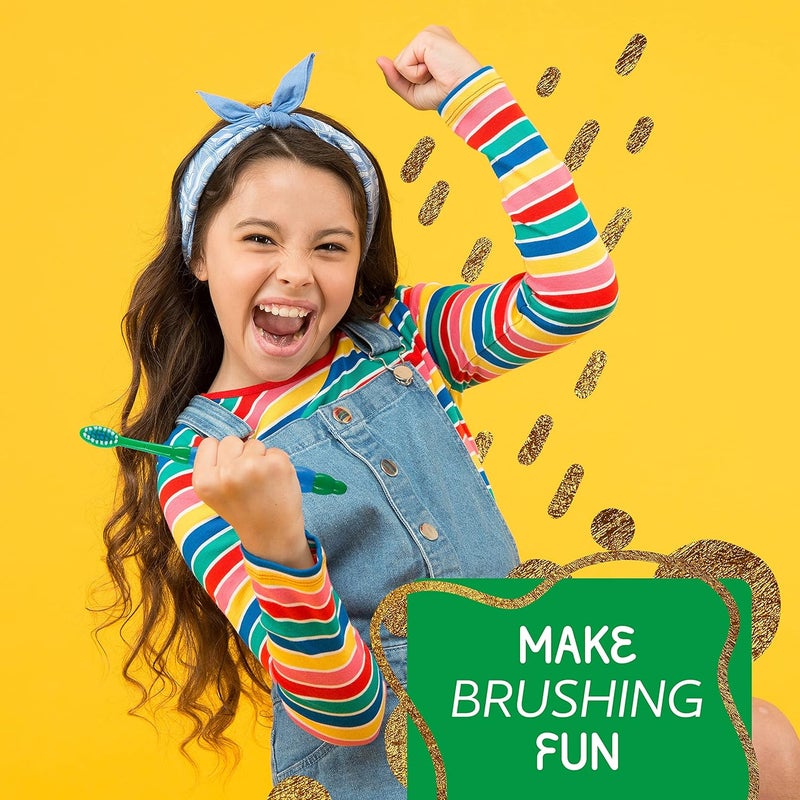 Lingito Kids Toddler Toothbrush Pack - Soft Toothbrush for Tiny Hands Boys & Girls (2-4 Years) - 4 Pack With Timer - Image 4